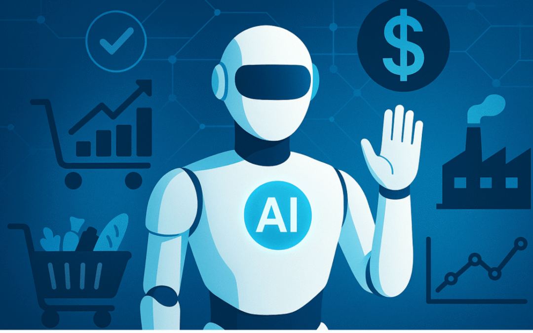 Cómo los Agentes de IA están redefiniendo la rentabilidad en las industrias de comercio, alimentos y CPG